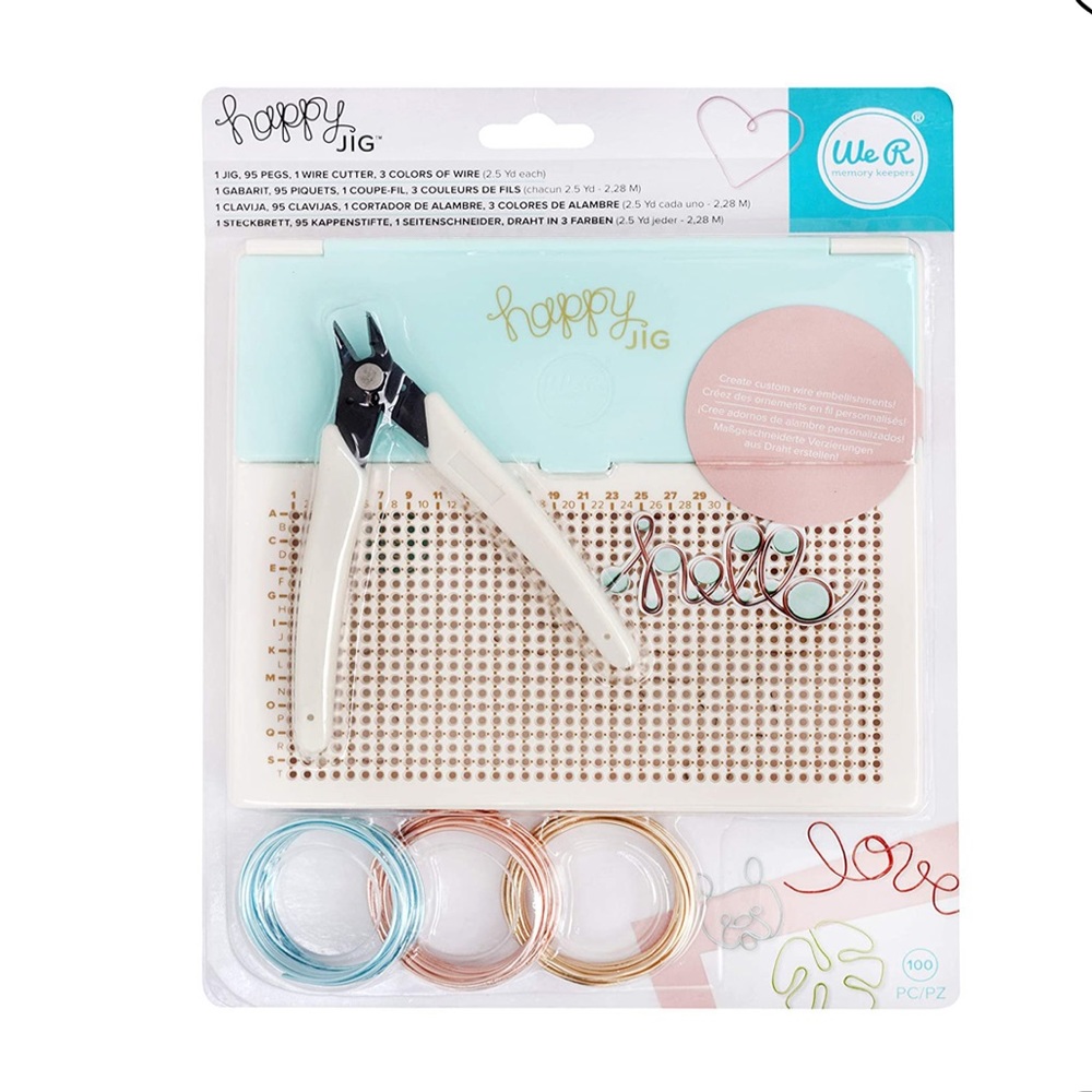 We R Memory Keepers Happy Jig Wire & Peg Kit NEW